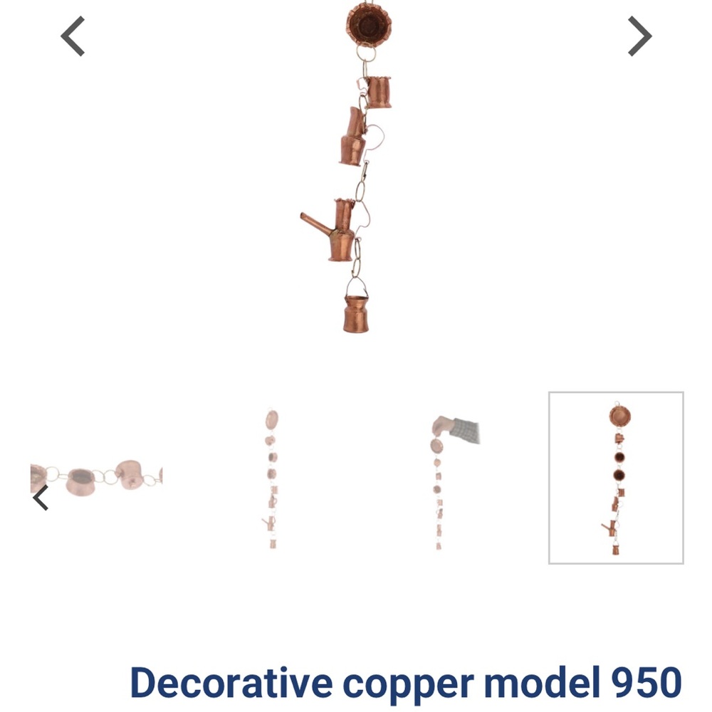 Copper Decorative Rain Chain⛲️❌Sold